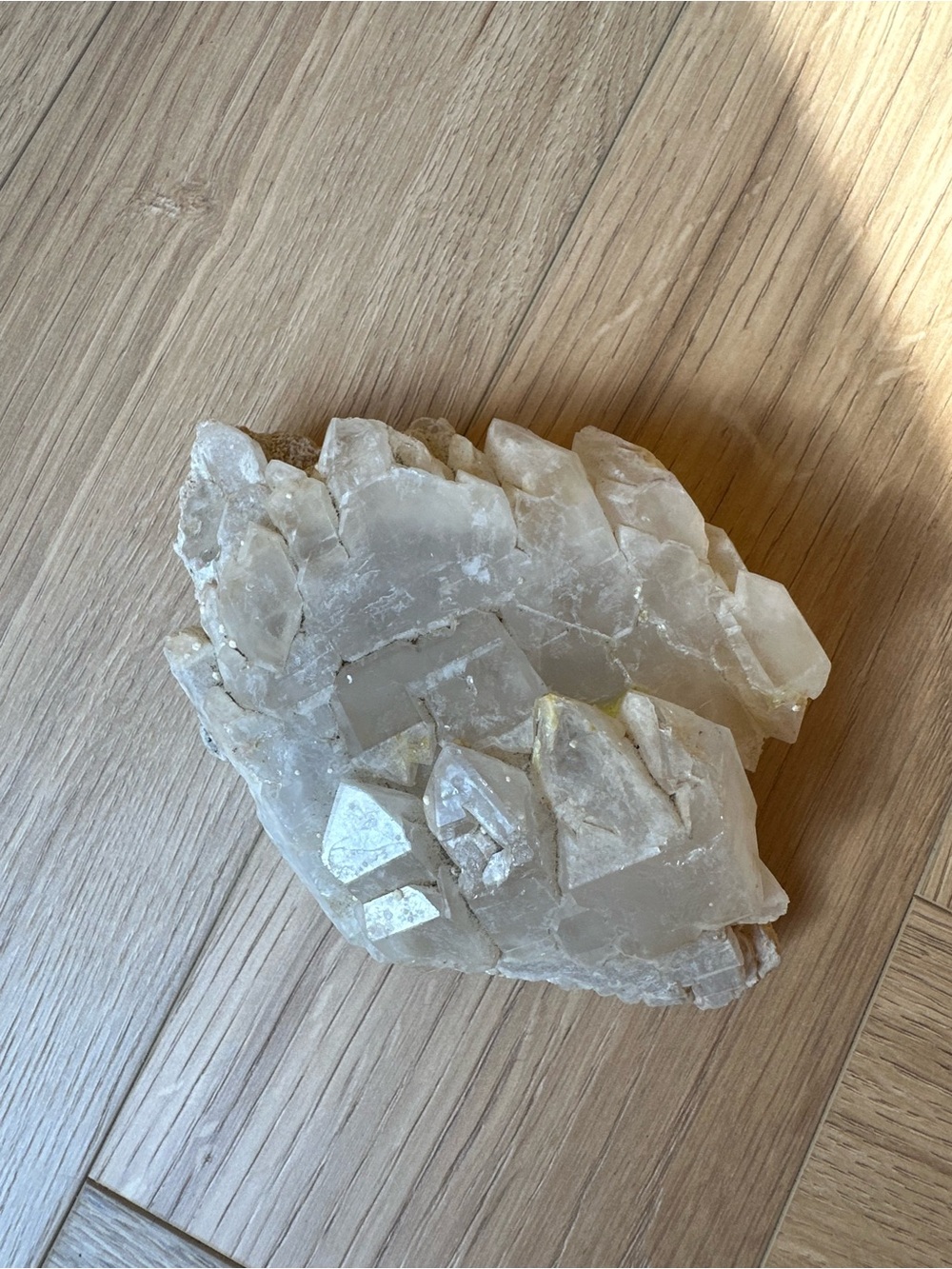 Large Clear Quartz Crystal Cluster - Translucent White